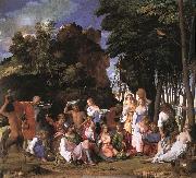 BELLINI, Giovanni The Feast of the Gods USA oil painting reproduction
